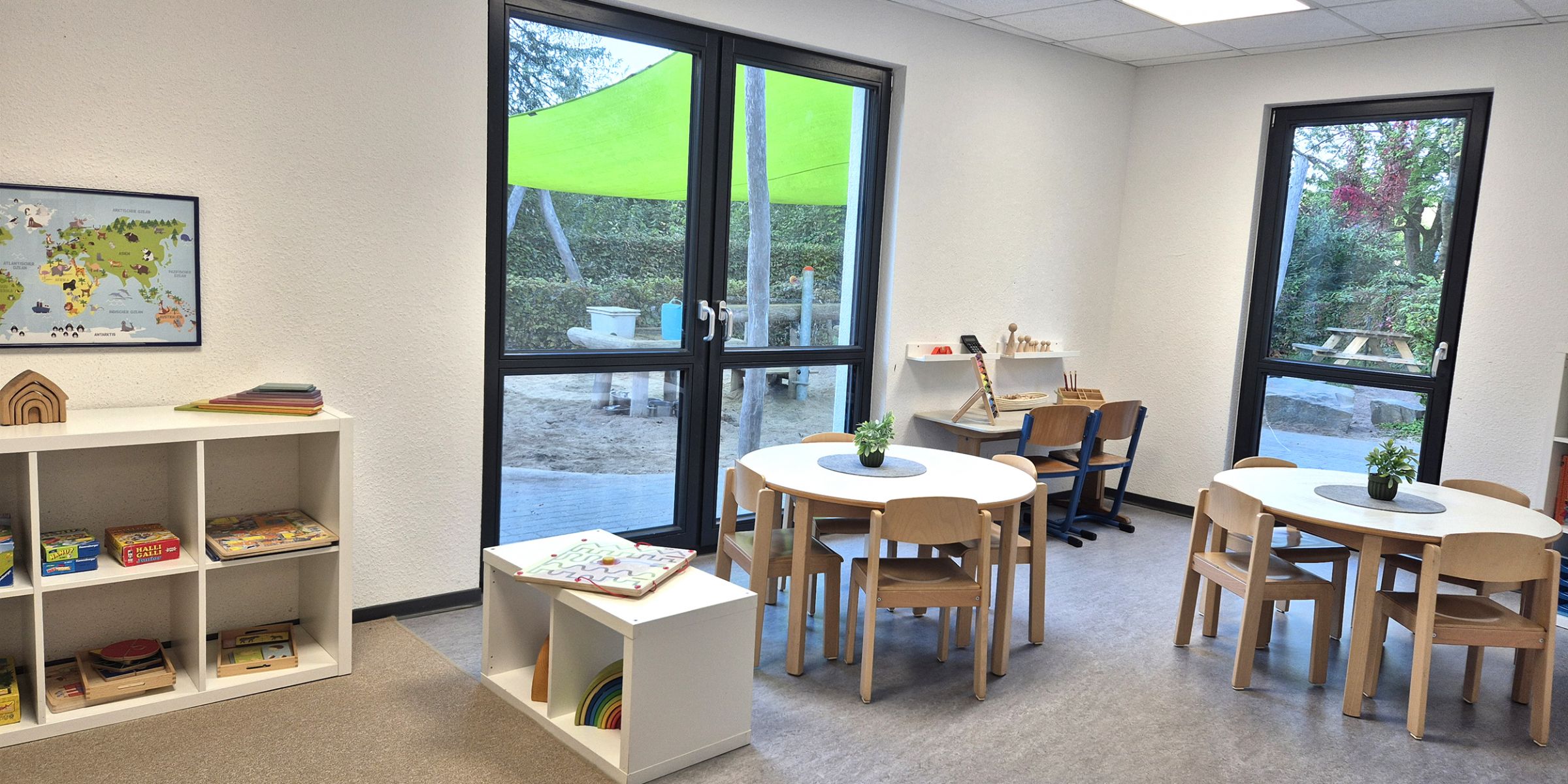 Kita Kater am Berg - Titelbild Ein Gruppenraum der Kita Kater am Berg.