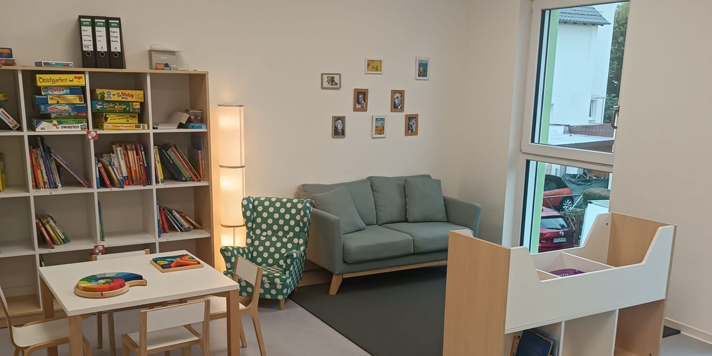 Kita Orwischer Entdecker - Titelbild Die gemütliche Leseecke der Kita.