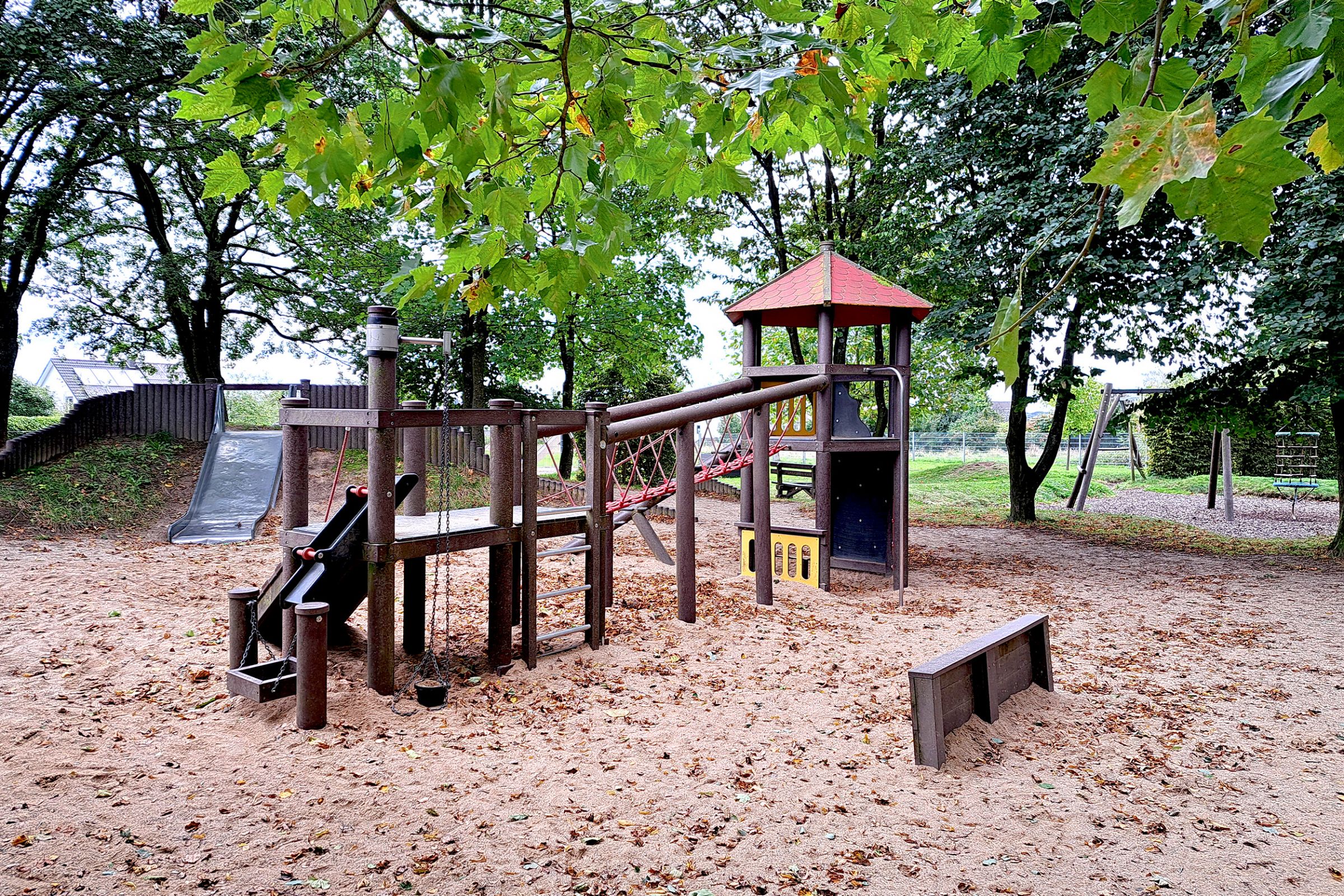 Kita Villa Kunterbunt - Außenbereich Dieses Bild zeigt den Außenbereich der Kita Villa Kunterbunt.