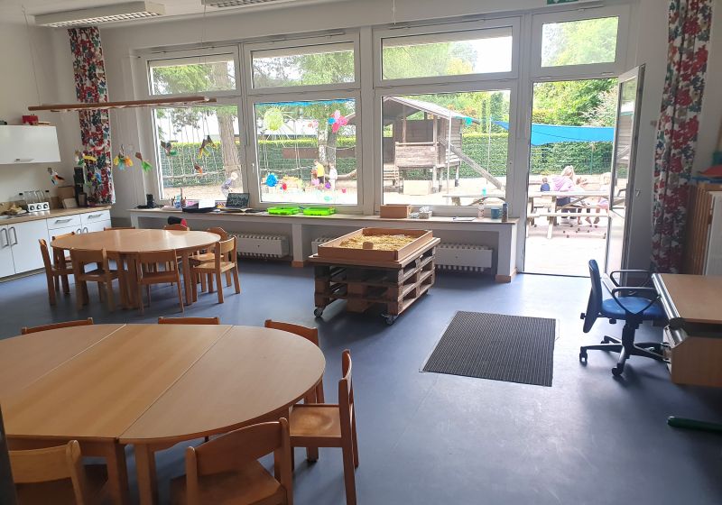 Ev. Kita Rupelrath - Titelbild Ein Gruppenraum der Ev. Kita Rupelrath.