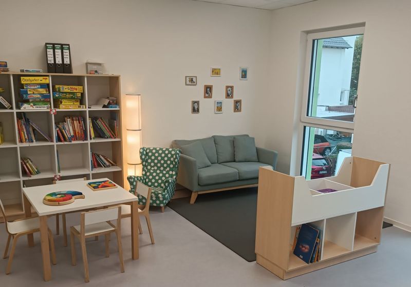 Kita Orwischer Entdecker - Titelbild Die gemütliche Leseecke der Kita.